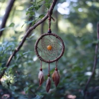 Dreamcatcher Amulet in forest