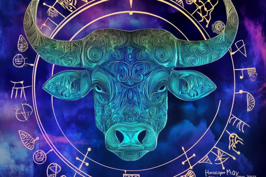 Taurus horoscope May 2025 – abstract cosmic zodiac art