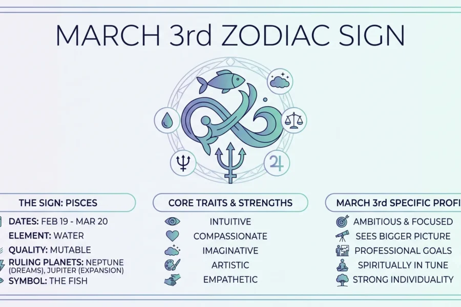 march 3rd zodiac sign